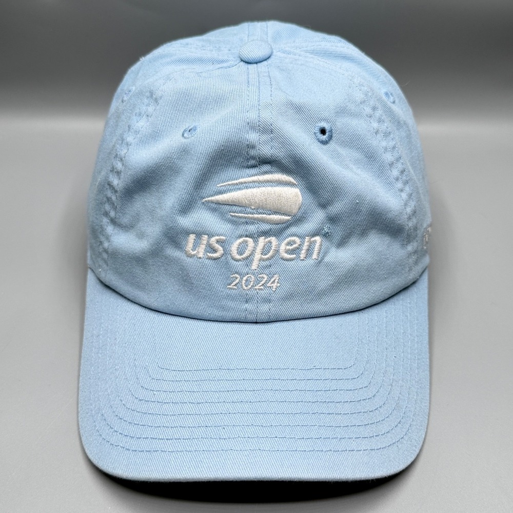 US Open 2024 NYC Tennis Hat Cap American Needle Blue White Strap Back Adult - Picture 2 of 8